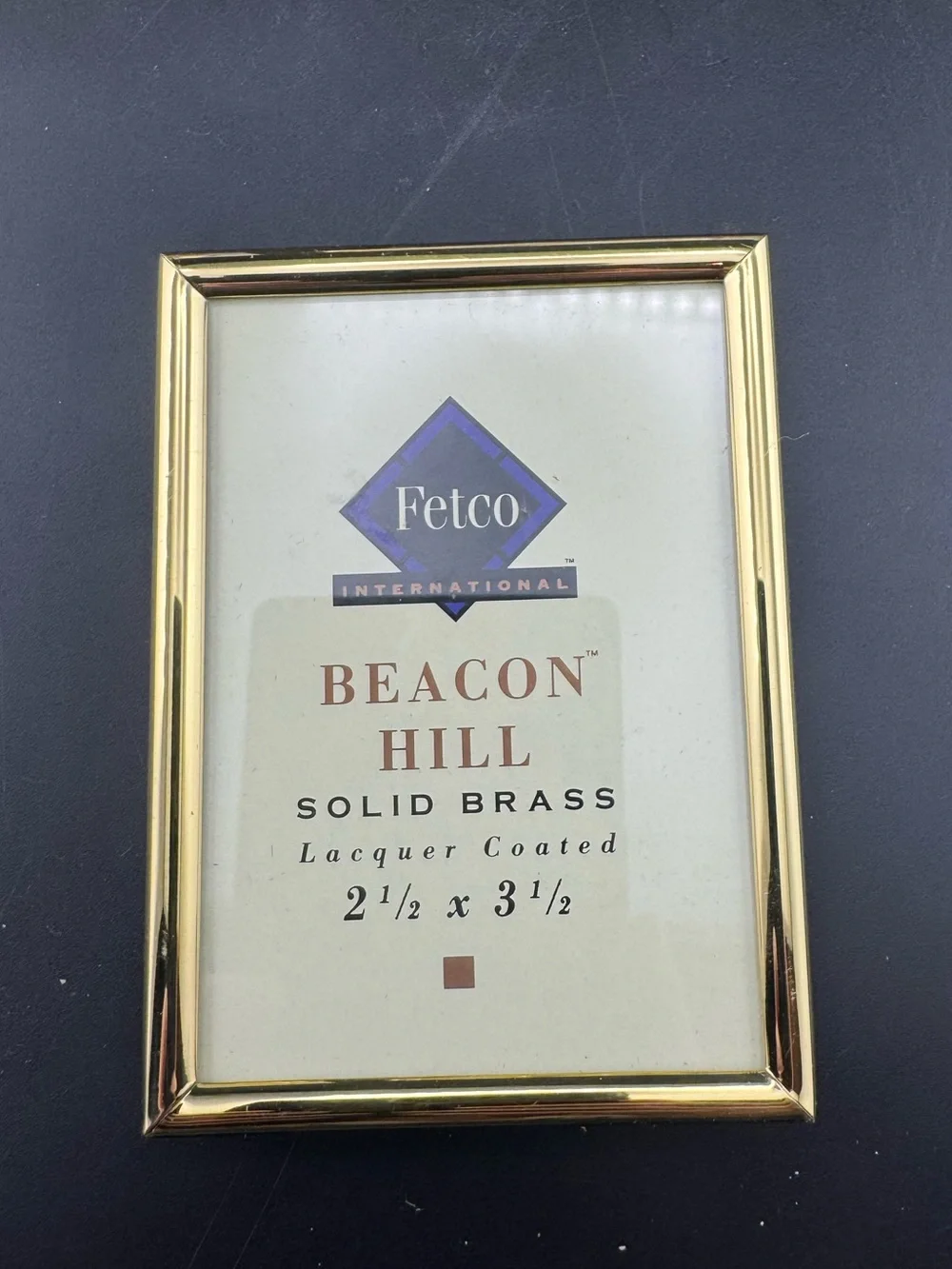 Vintage Beacon Hill Solid Brass Mini picture frames 3